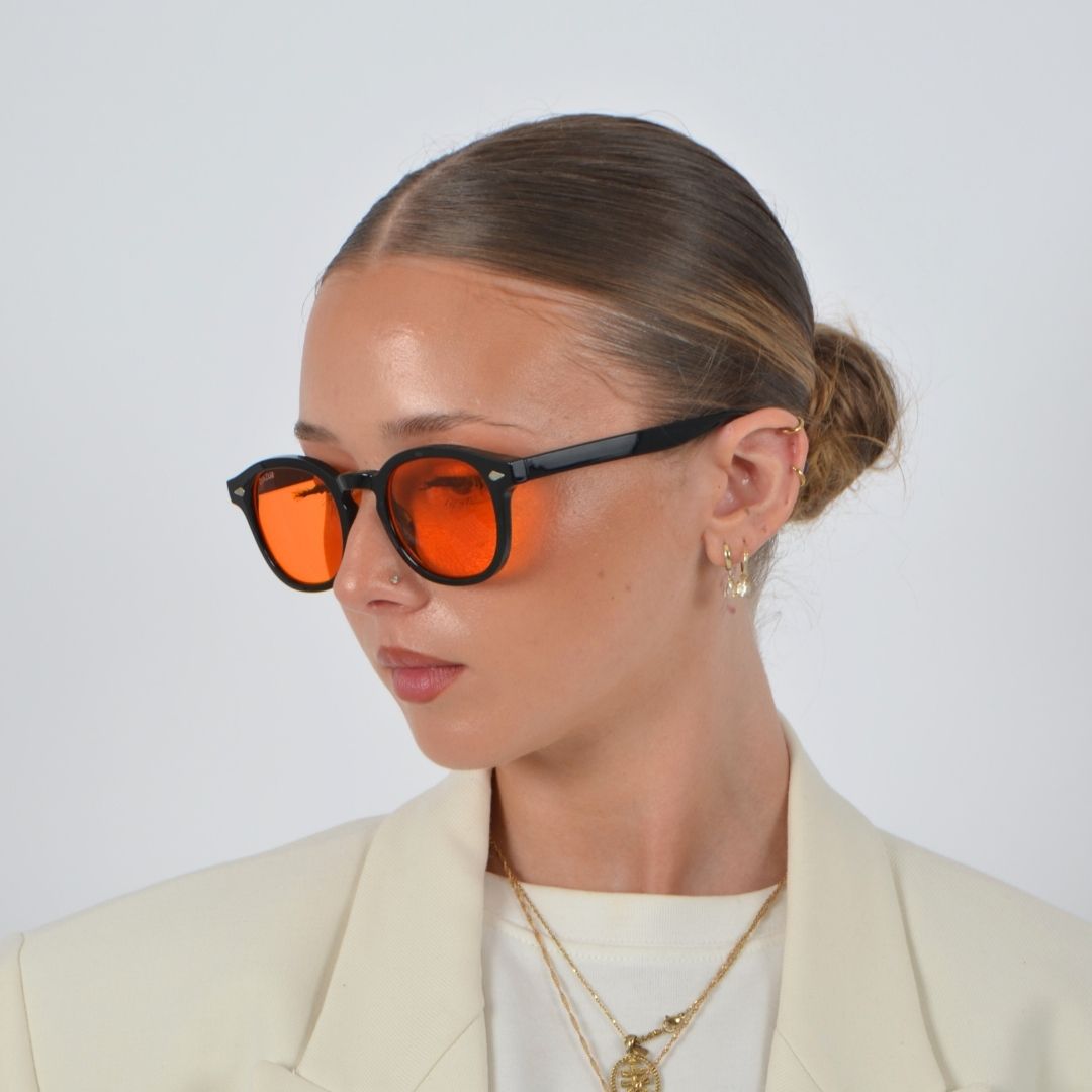 SAINT-TROPEZ NOIR / ORANGE